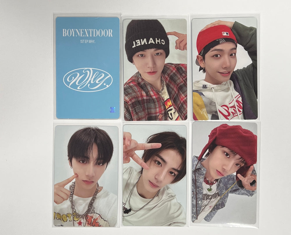 Boynextdoor  "WHY.." - Soundwave Lucky Draw Event Photocard Round 2 [23.10.13] - HALLYUSUPERSTORE