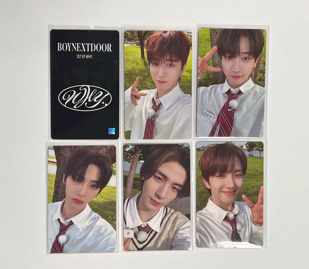 Boynextdoor  "WHY.." - M2U Lucky Draw Event Photocard Round 2 [23.10.13] - HALLYUSUPERSTORE