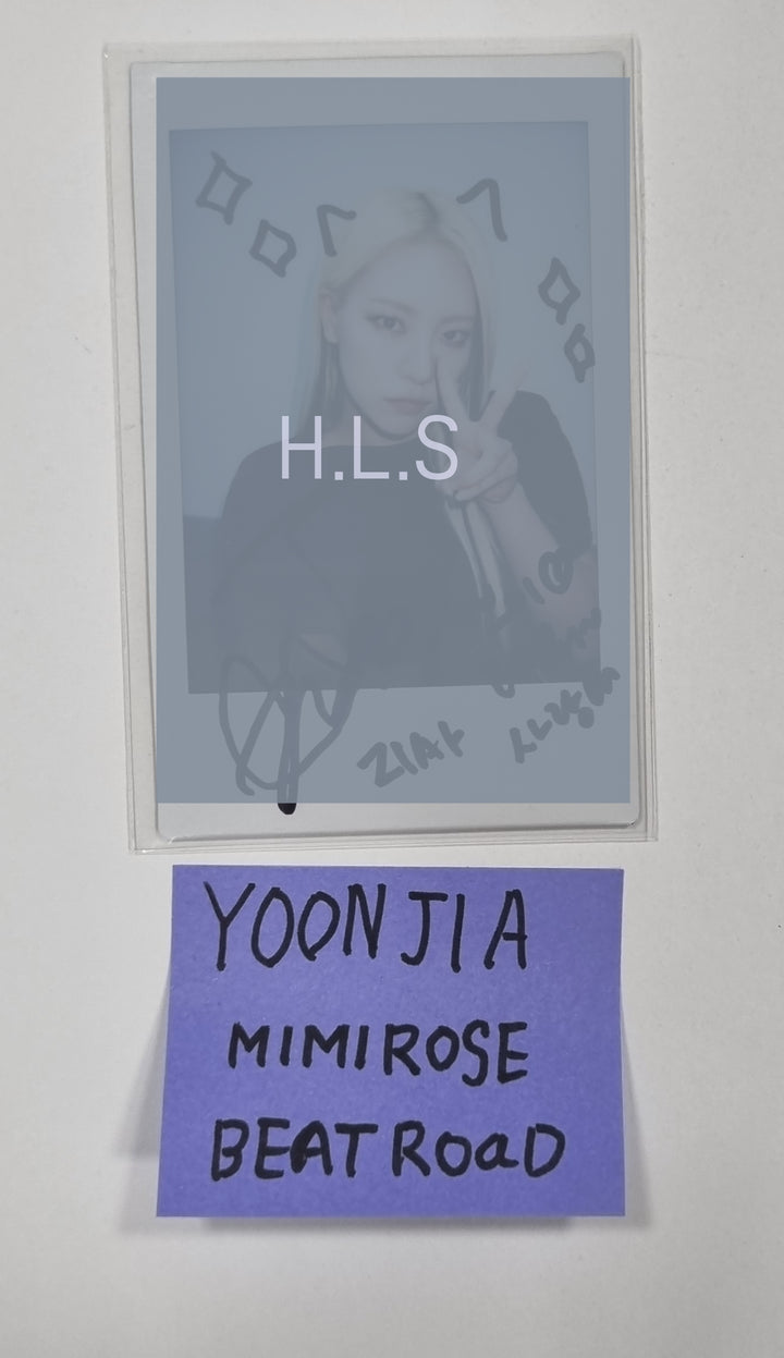 YOON JIA (Of Mimiirose) "LIVE" - Hand Autographed(Signed) Polaroid [23.10.13] - HALLYUSUPERSTORE