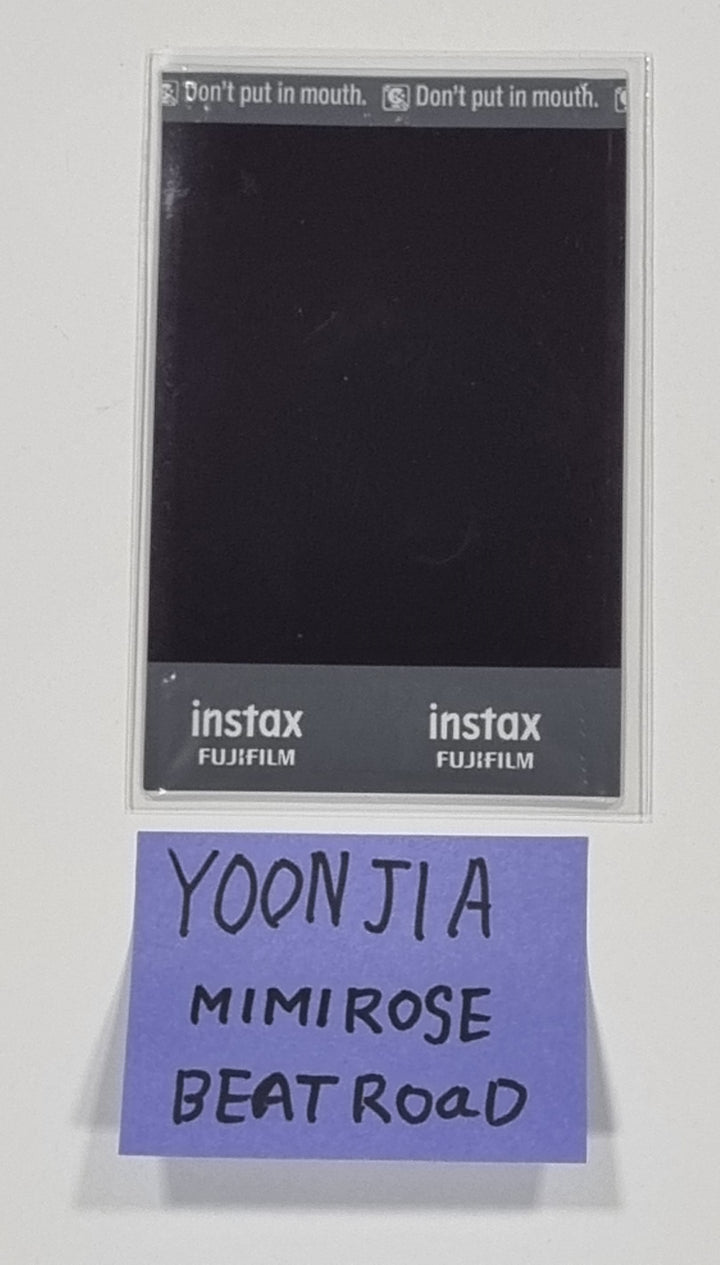 YOON JIA (Of Mimiirose) "LIVE" - Hand Autographed(Signed) Polaroid [23.10.13] - HALLYUSUPERSTORE