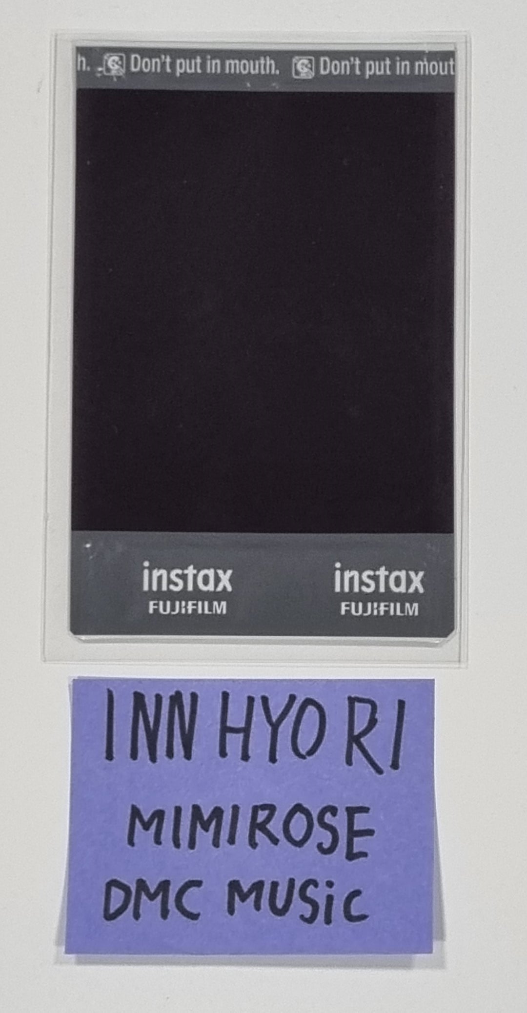 INN HYORI (Of Mimiirose) "LIVE" - Hand Autographed(Signed) Polaroid [23.10.13] - HALLYUSUPERSTORE