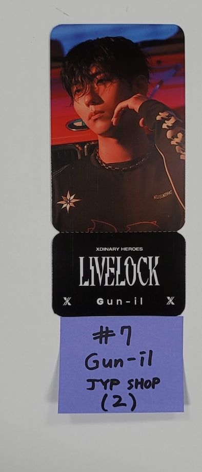 Xdinary Heroes "Livelock" - JYP Shop Pre-Order Benefit Photocard, Photo Ticket [23.10.13] - HALLYUSUPERSTORE