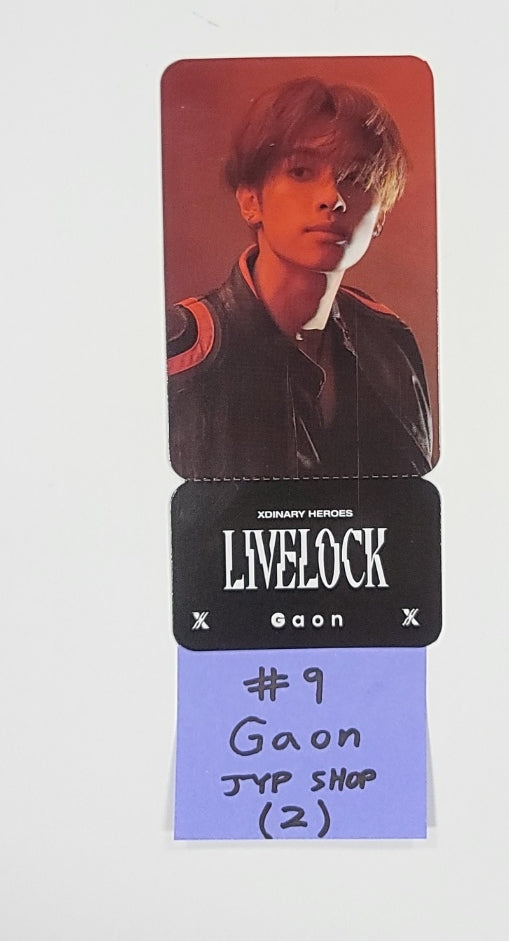 Xdinary Heroes "Livelock" - JYP Shop Pre-Order Benefit Photocard, Photo Ticket [23.10.13] - HALLYUSUPERSTORE