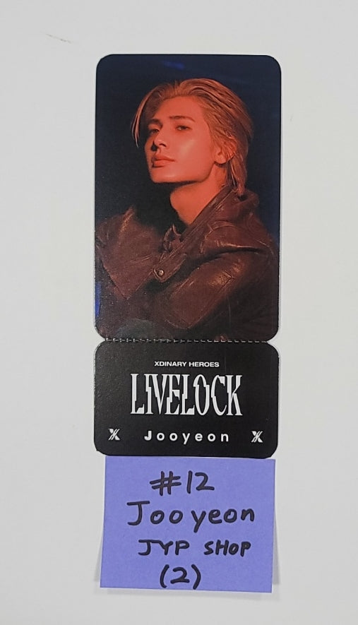 Xdinary Heroes "Livelock" - JYP Shop Pre-Order Benefit Photocard, Photo Ticket [23.10.13] - HALLYUSUPERSTORE