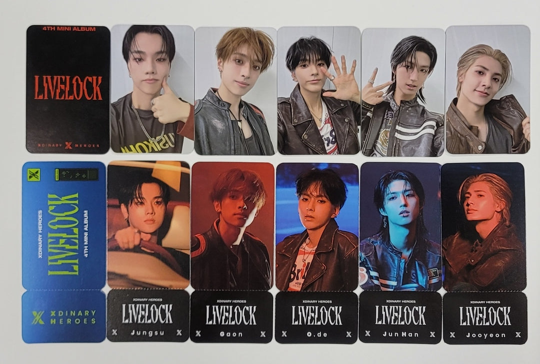Xdinary Heroes "Livelock" - JYP Shop Pre-Order Benefit Photocard, Photo Ticket [23.10.13] - HALLYUSUPERSTORE