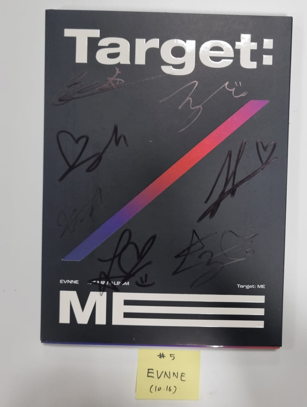 EPEX "Can We Surrender?", EVNNE "Target: ME", TEMPEST "폭풍 속으로", ONF "ONF" -  Hand Autographed(Signed) Promo Album [23.10.16] - HALLYUSUPERSTORE