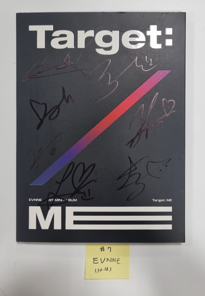 EPEX "Can We Surrender?", EVNNE "Target: ME", TEMPEST "폭풍 속으로", ONF "ONF" -  Hand Autographed(Signed) Promo Album [23.10.16] - HALLYUSUPERSTORE