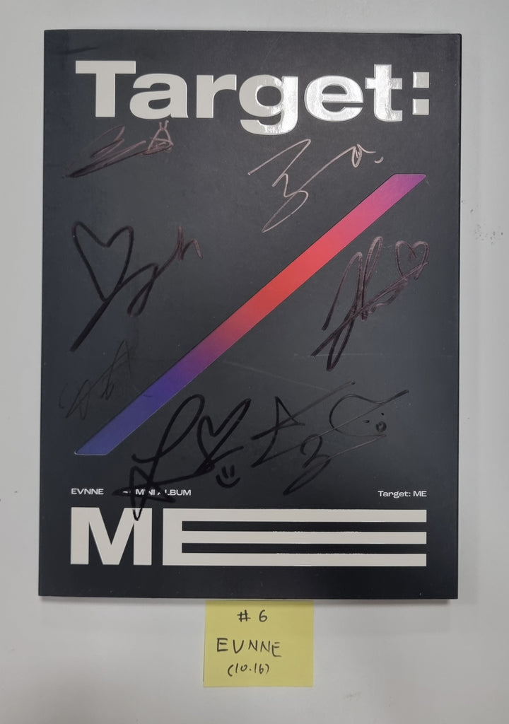 EPEX "Can We Surrender?", EVNNE "Target: ME", TEMPEST "폭풍 속으로", ONF "ONF" -  Hand Autographed(Signed) Promo Album [23.10.16] - HALLYUSUPERSTORE