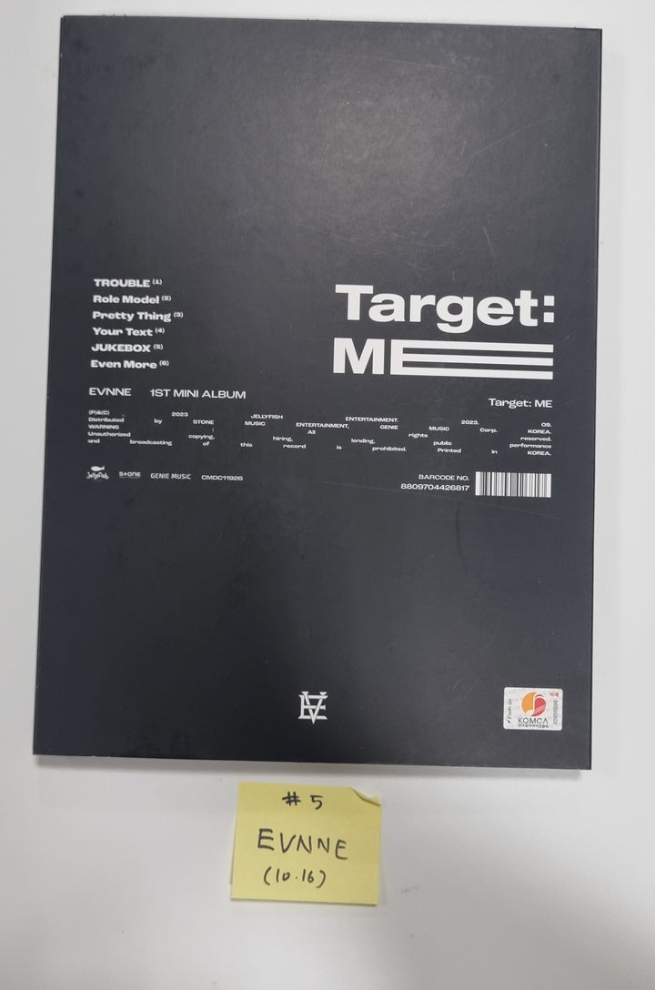 EPEX "Can We Surrender?", EVNNE "Target: ME", TEMPEST "폭풍 속으로", ONF "ONF" -  Hand Autographed(Signed) Promo Album [23.10.16] - HALLYUSUPERSTORE