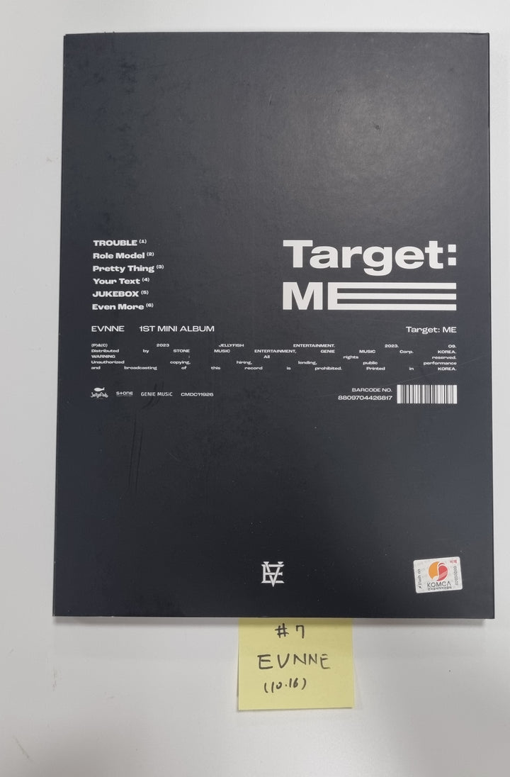 EPEX "Can We Surrender?", EVNNE "Target: ME", TEMPEST "폭풍 속으로", ONF "ONF" -  Hand Autographed(Signed) Promo Album [23.10.16] - HALLYUSUPERSTORE
