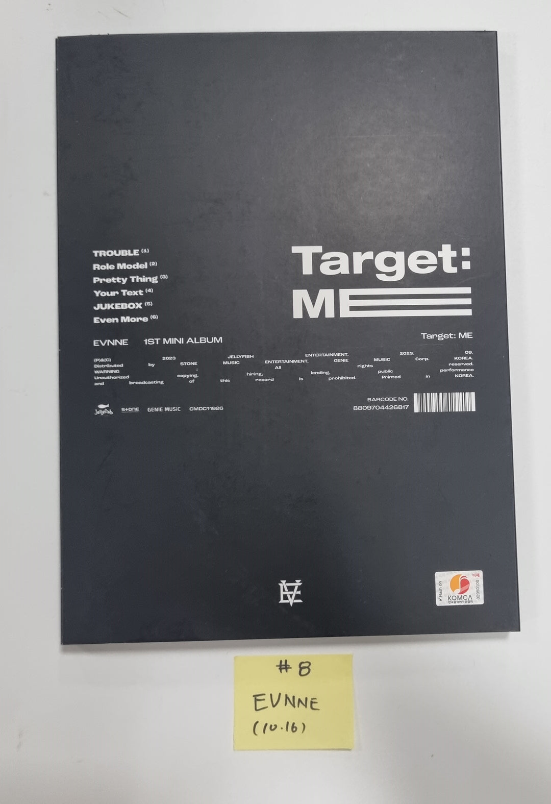EPEX "Can We Surrender?", EVNNE "Target: ME", TEMPEST "폭풍 속으로", ONF "ONF" -  Hand Autographed(Signed) Promo Album [23.10.16] - HALLYUSUPERSTORE