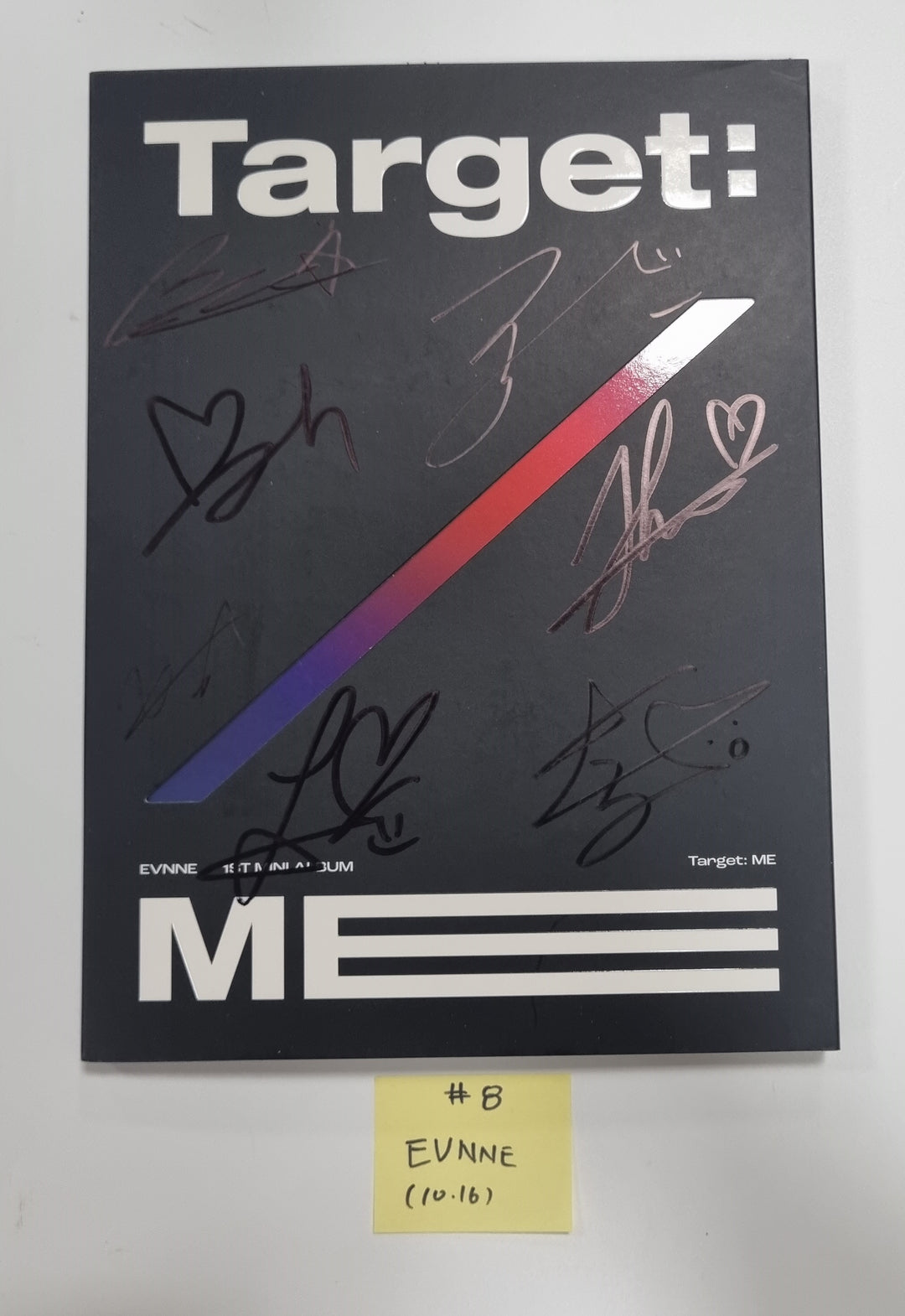 EPEX "Can We Surrender?", EVNNE "Target: ME", TEMPEST "폭풍 속으로", ONF "ONF" -  Hand Autographed(Signed) Promo Album [23.10.16] - HALLYUSUPERSTORE