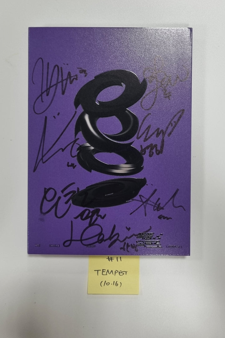 EPEX "Can We Surrender?", EVNNE "Target: ME", TEMPEST "폭풍 속으로", ONF "ONF" -  Hand Autographed(Signed) Promo Album [23.10.16] - HALLYUSUPERSTORE