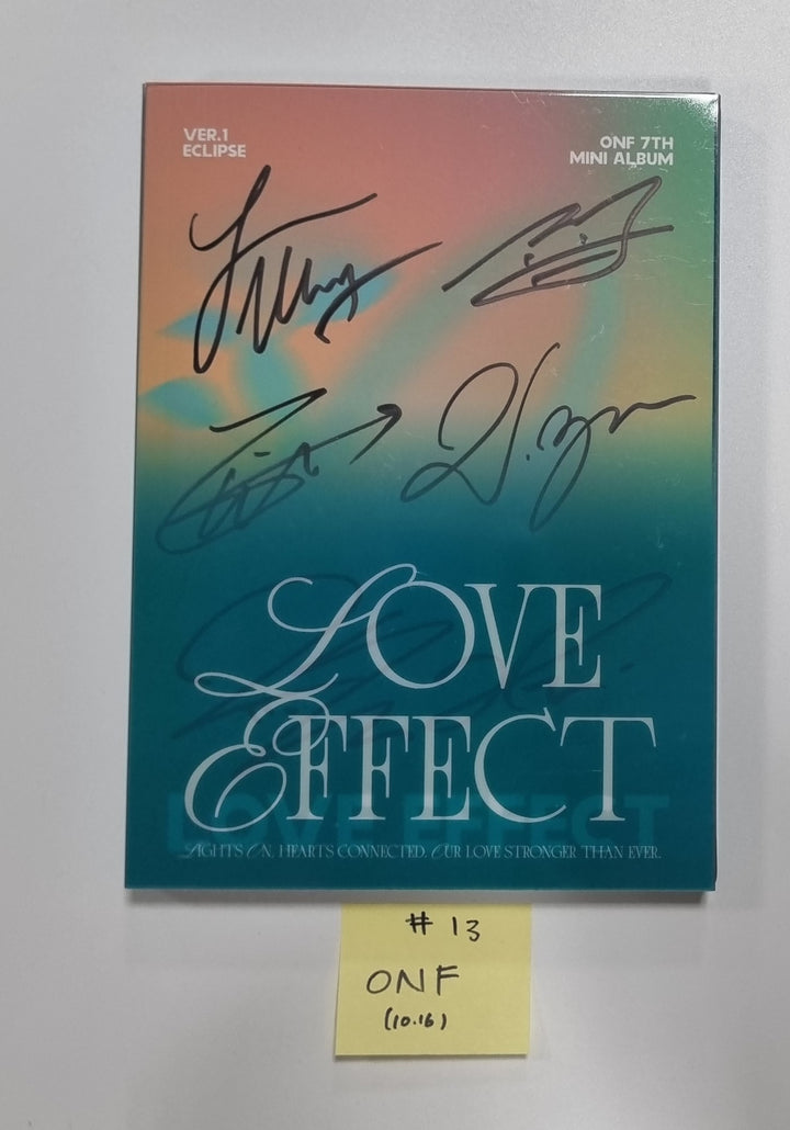 EPEX "Can We Surrender?", EVNNE "Target: ME", TEMPEST "폭풍 속으로", ONF "ONF" -  Hand Autographed(Signed) Promo Album [23.10.16] - HALLYUSUPERSTORE