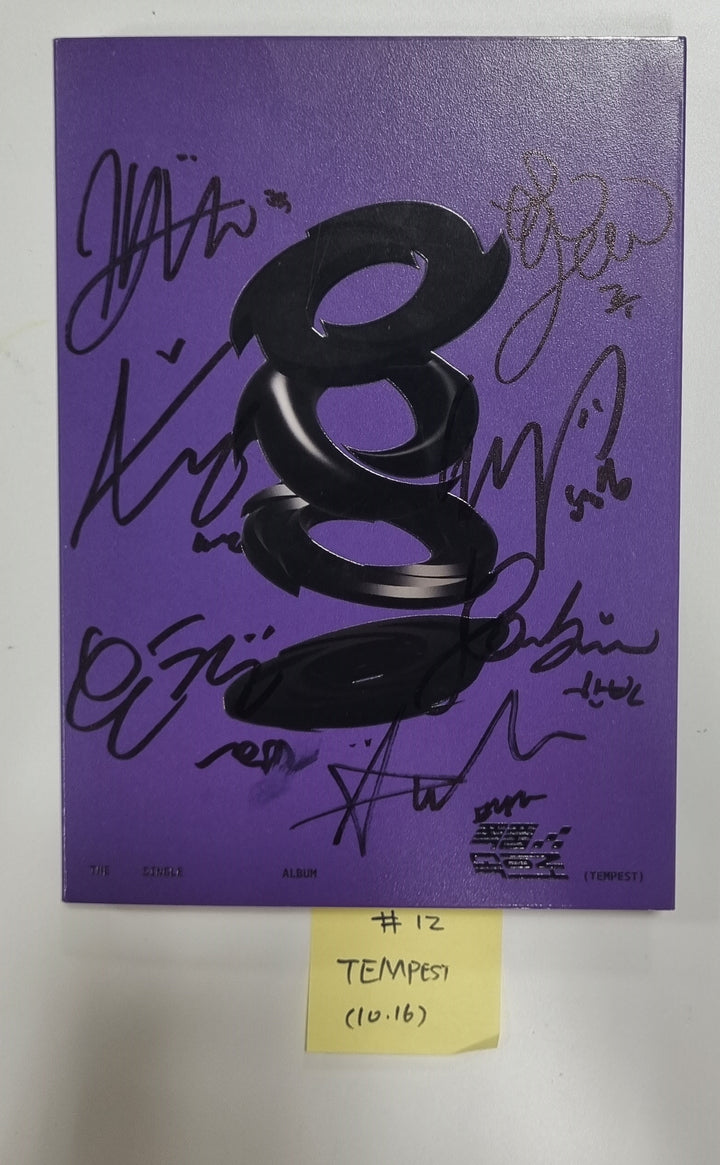 EPEX "Can We Surrender?", EVNNE "Target: ME", TEMPEST "폭풍 속으로", ONF "ONF" -  Hand Autographed(Signed) Promo Album [23.10.16] - HALLYUSUPERSTORE