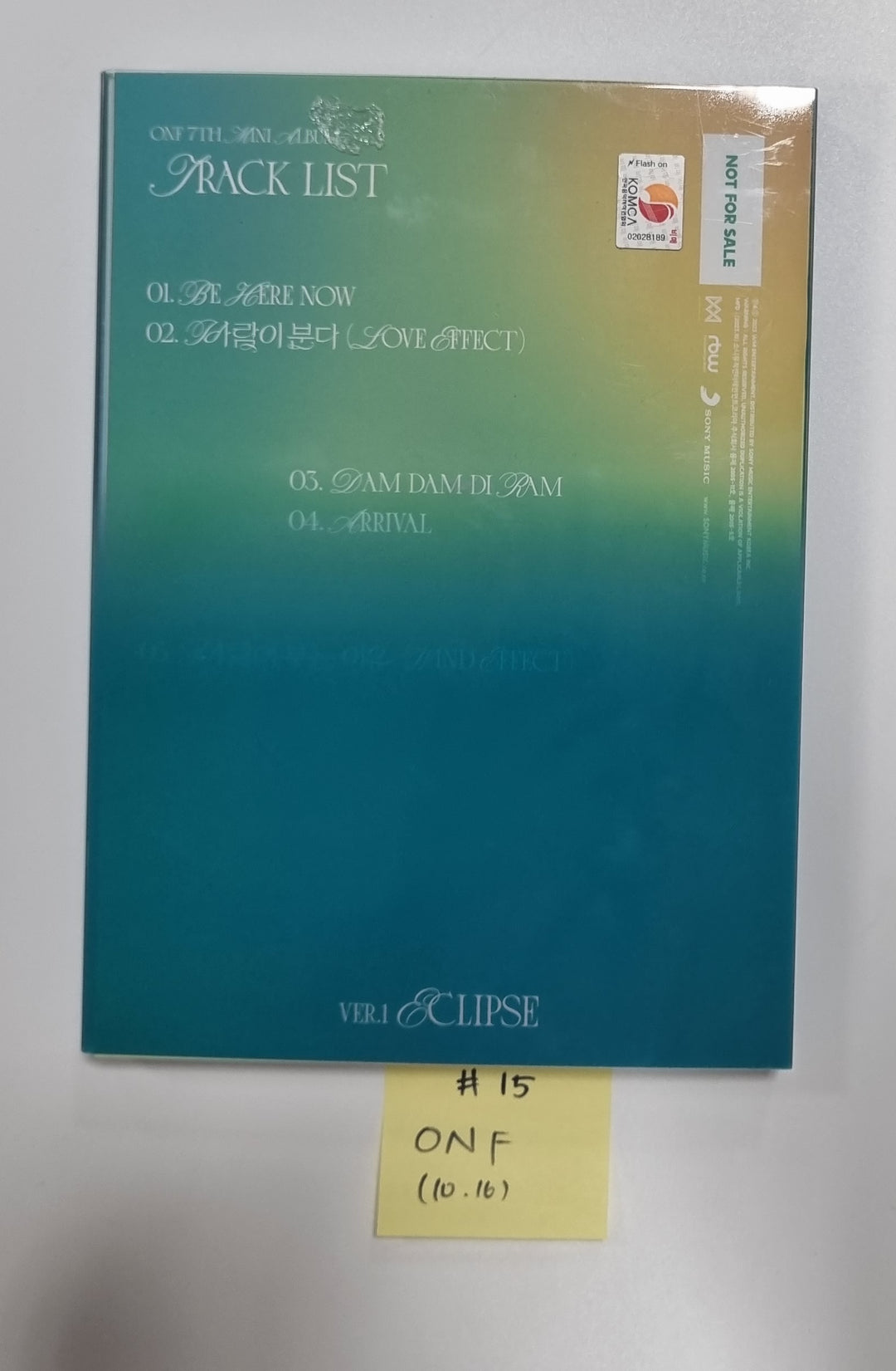 EPEX "Can We Surrender?", EVNNE "Target: ME", TEMPEST "폭풍 속으로", ONF "ONF" -  Hand Autographed(Signed) Promo Album [23.10.16] - HALLYUSUPERSTORE