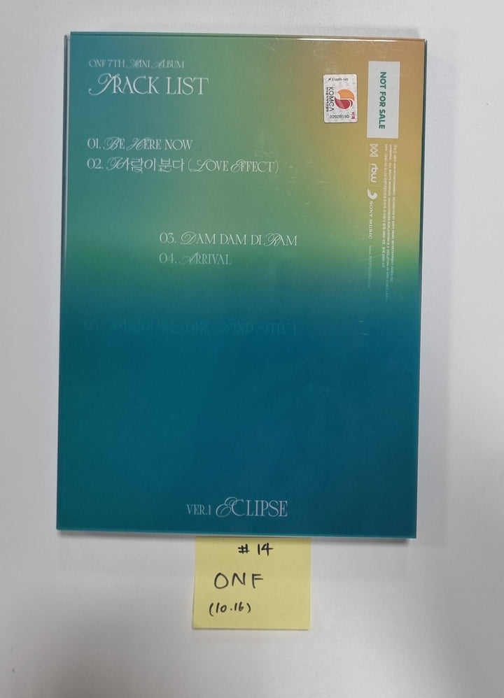 EPEX "Can We Surrender?", EVNNE "Target: ME", TEMPEST "폭풍 속으로", ONF "ONF" -  Hand Autographed(Signed) Promo Album [23.10.16] - HALLYUSUPERSTORE