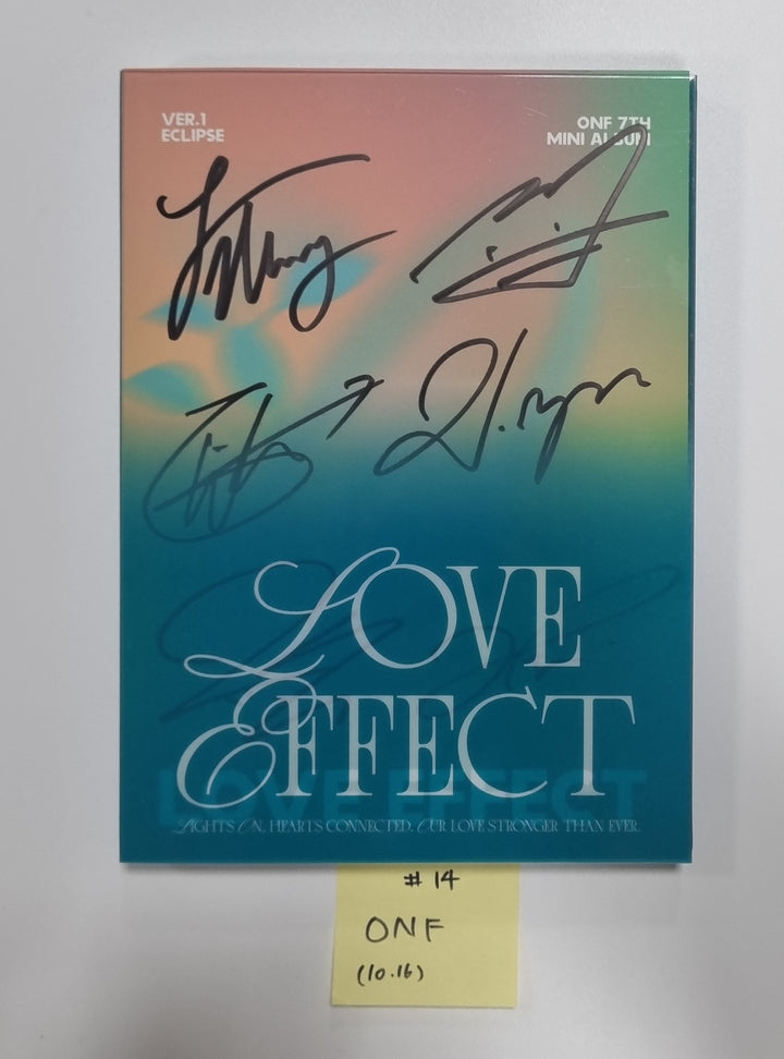EPEX "Can We Surrender?", EVNNE "Target: ME", TEMPEST "폭풍 속으로", ONF "ONF" -  Hand Autographed(Signed) Promo Album [23.10.16] - HALLYUSUPERSTORE
