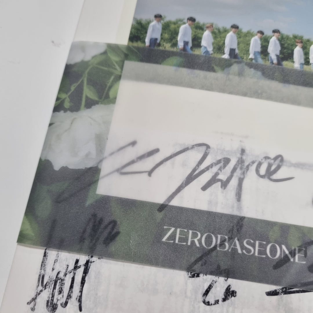 ZEROBASEONE "ZEROBASEONE", TXT "FREEFALL", NCT 127 "Fact Check", ONEUS "La Dolce Vita" - Hand Autographed(Signed) Promo Album [23.10.16] (Restocked 10/17) - HALLYUSUPERSTORE
