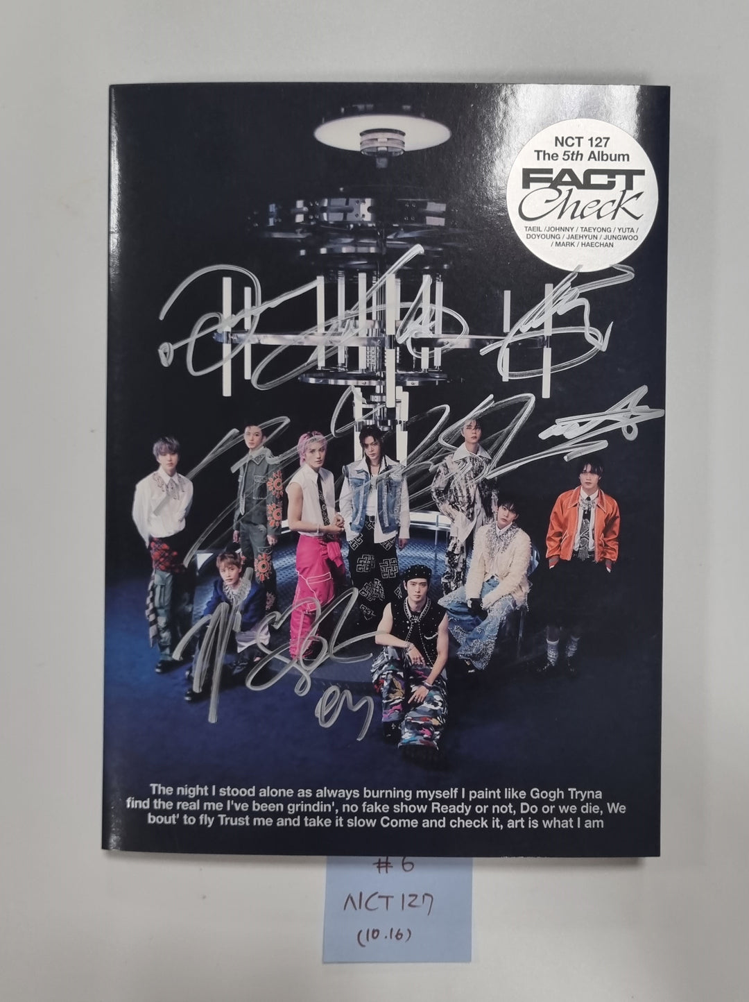 ZEROBASEONE "ZEROBASEONE", TXT "FREEFALL", NCT 127 "Fact Check", ONEUS "La Dolce Vita" - Hand Autographed(Signed) Promo Album [23.10.16] (Restocked 10/17) - HALLYUSUPERSTORE
