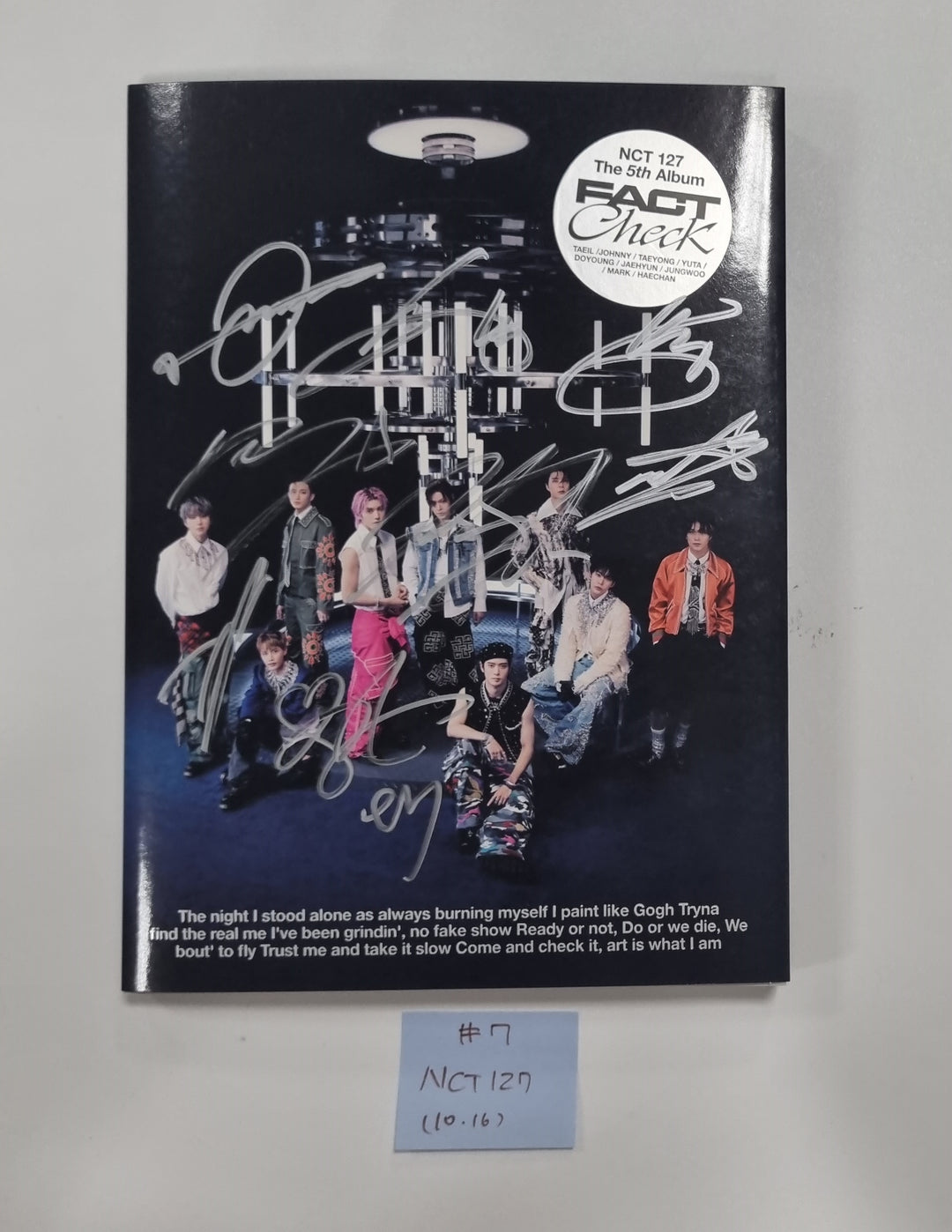 ZEROBASEONE "ZEROBASEONE", TXT "FREEFALL", NCT 127 "Fact Check", ONEUS "La Dolce Vita" - Hand Autographed(Signed) Promo Album [23.10.16] (Restocked 10/17) - HALLYUSUPERSTORE