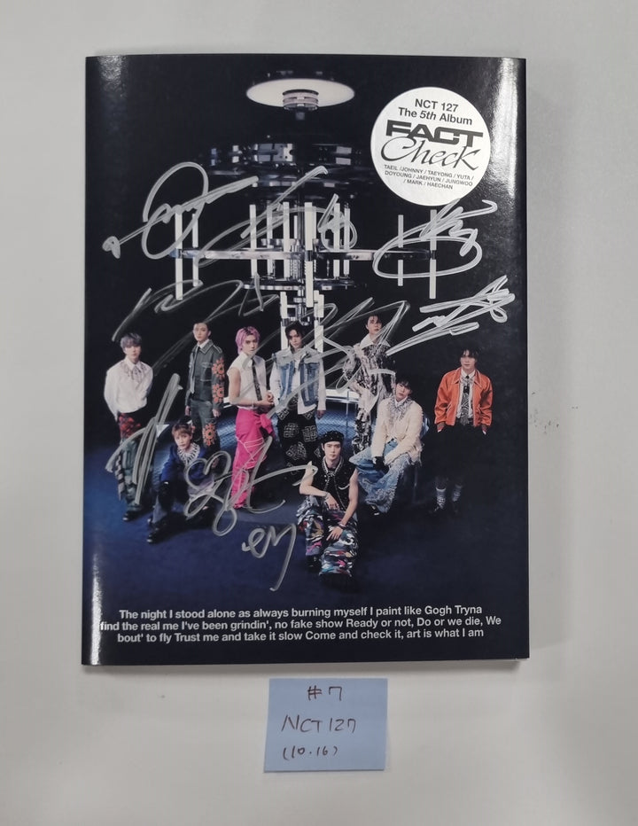 ZEROBASEONE "ZEROBASEONE", TXT "FREEFALL", NCT 127 "Fact Check", ONEUS "La Dolce Vita" - Hand Autographed(Signed) Promo Album [23.10.16] (Restocked 10/17) - HALLYUSUPERSTORE