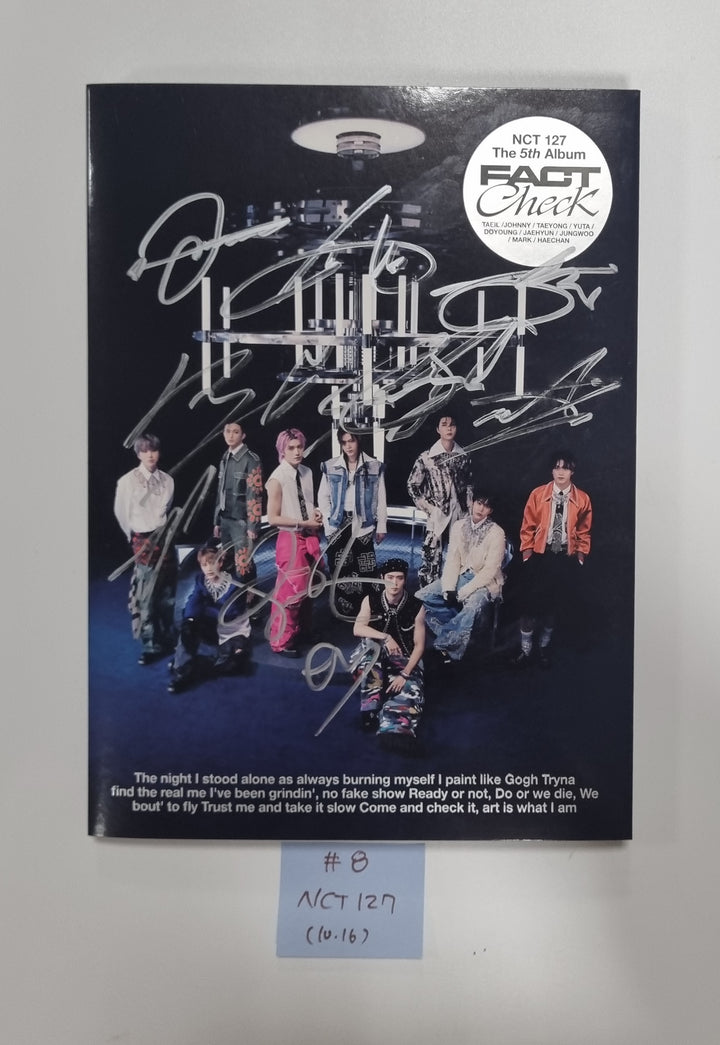 ZEROBASEONE "ZEROBASEONE", TXT "FREEFALL", NCT 127 "Fact Check", ONEUS "La Dolce Vita" - Hand Autographed(Signed) Promo Album [23.10.16] (Restocked 10/17) - HALLYUSUPERSTORE