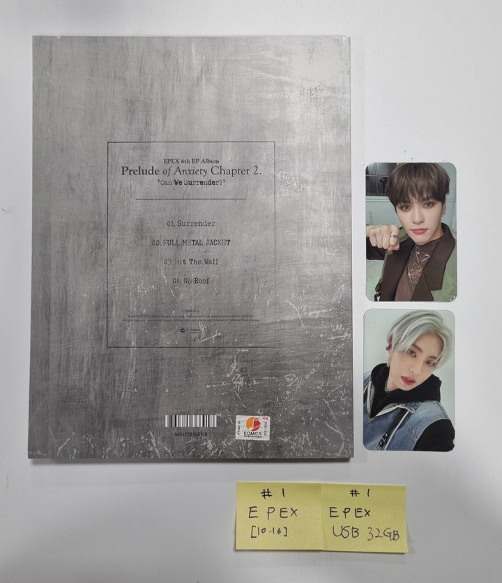 EPEX "Can We Surrender?", EVNNE "Target: ME", TEMPEST "폭풍 속으로", ONF "ONF" -  Hand Autographed(Signed) Promo Album [23.10.16] - HALLYUSUPERSTORE