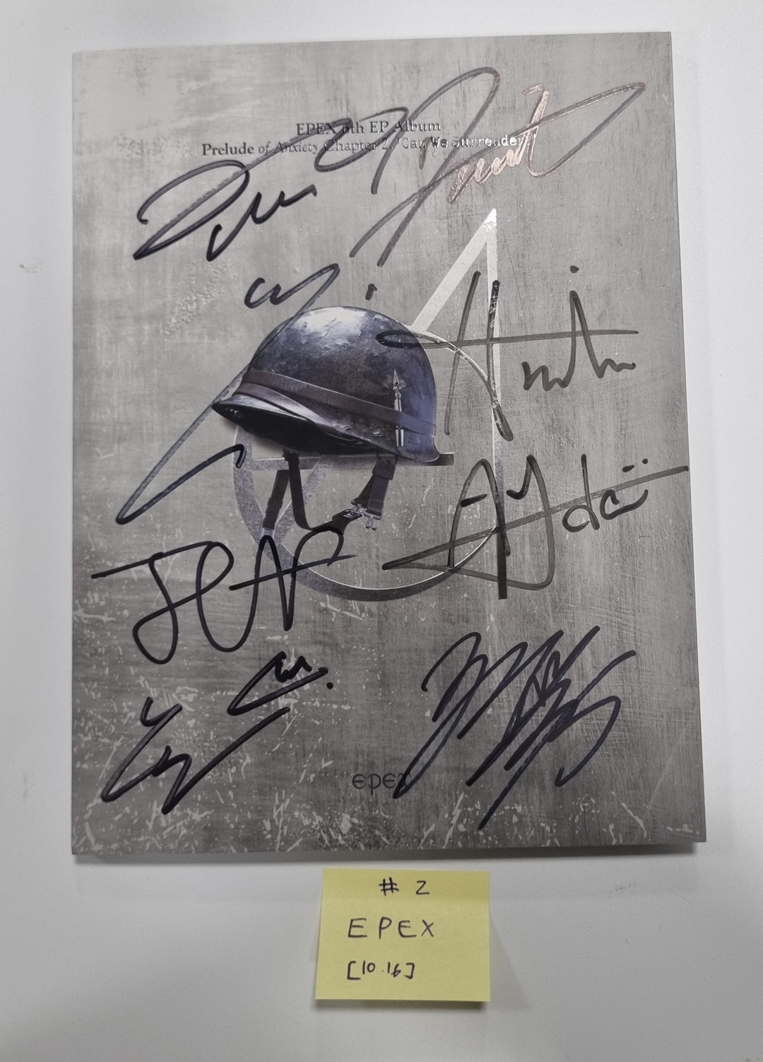 EPEX "Can We Surrender?", EVNNE "Target: ME", TEMPEST "폭풍 속으로", ONF "ONF" -  Hand Autographed(Signed) Promo Album [23.10.16] - HALLYUSUPERSTORE