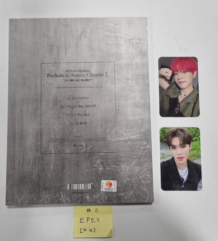 EPEX "Can We Surrender?", EVNNE "Target: ME", TEMPEST "폭풍 속으로", ONF "ONF" -  Hand Autographed(Signed) Promo Album [23.10.16] - HALLYUSUPERSTORE