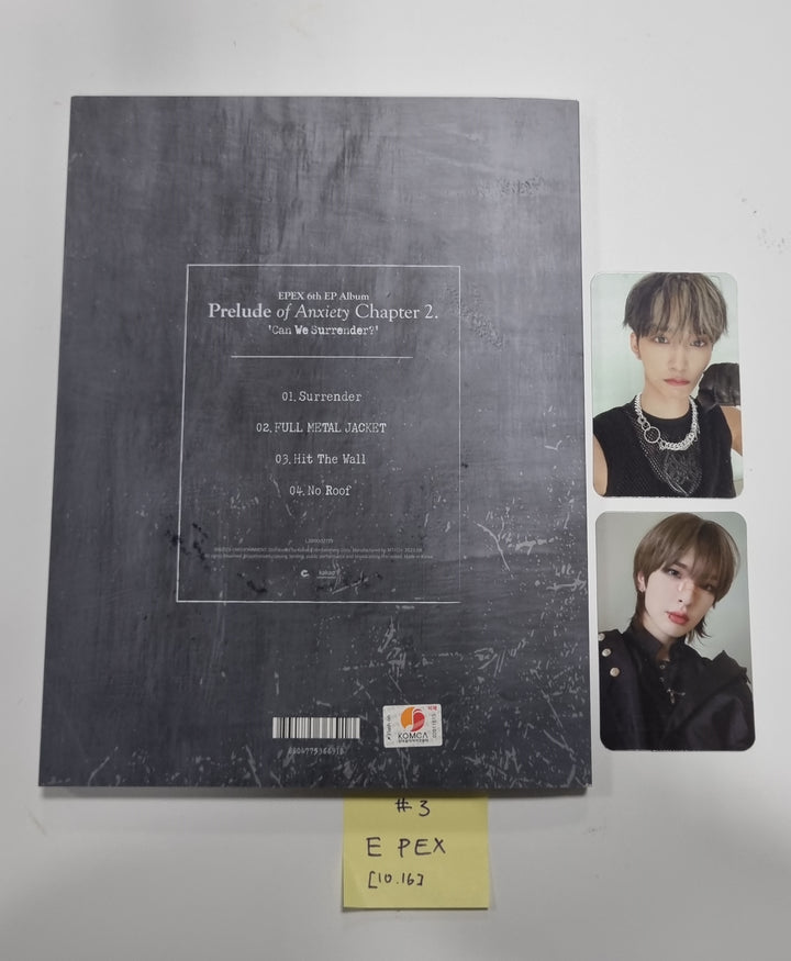 EPEX "Can We Surrender?", EVNNE "Target: ME", TEMPEST "폭풍 속으로", ONF "ONF" -  Hand Autographed(Signed) Promo Album [23.10.16] - HALLYUSUPERSTORE