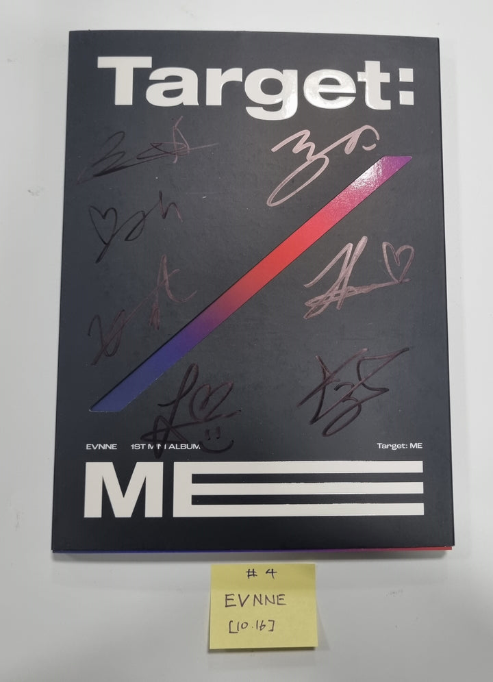 EPEX "Can We Surrender?", EVNNE "Target: ME", TEMPEST "폭풍 속으로", ONF "ONF" -  Hand Autographed(Signed) Promo Album [23.10.16] - HALLYUSUPERSTORE