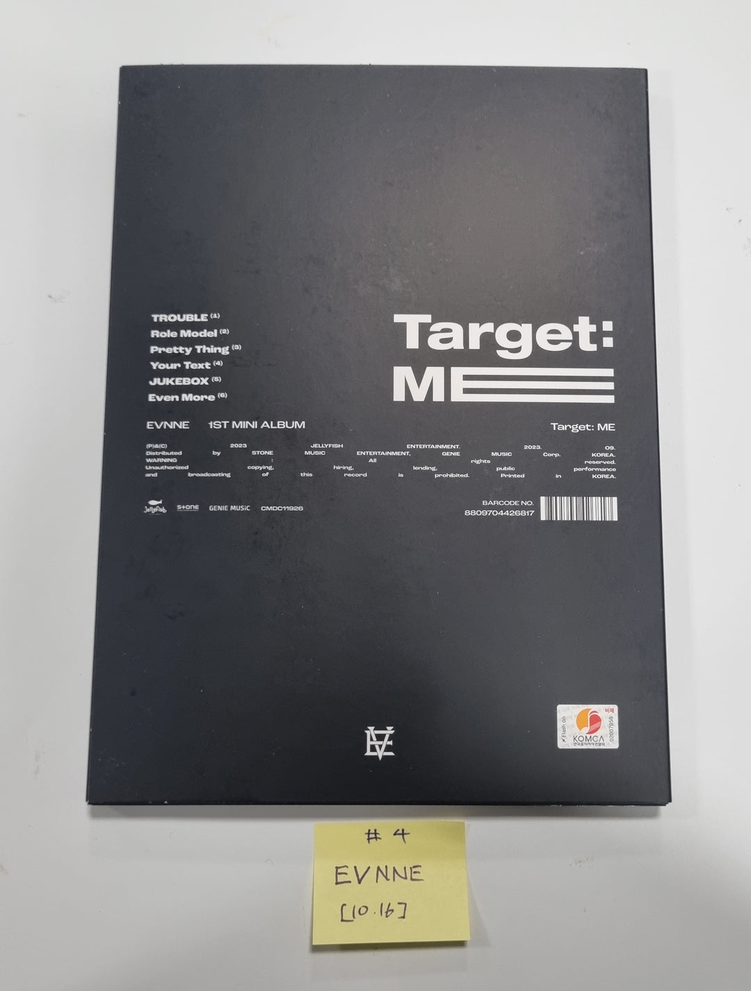 EPEX "Can We Surrender?", EVNNE "Target: ME", TEMPEST "폭풍 속으로", ONF "ONF" -  Hand Autographed(Signed) Promo Album [23.10.16] - HALLYUSUPERSTORE