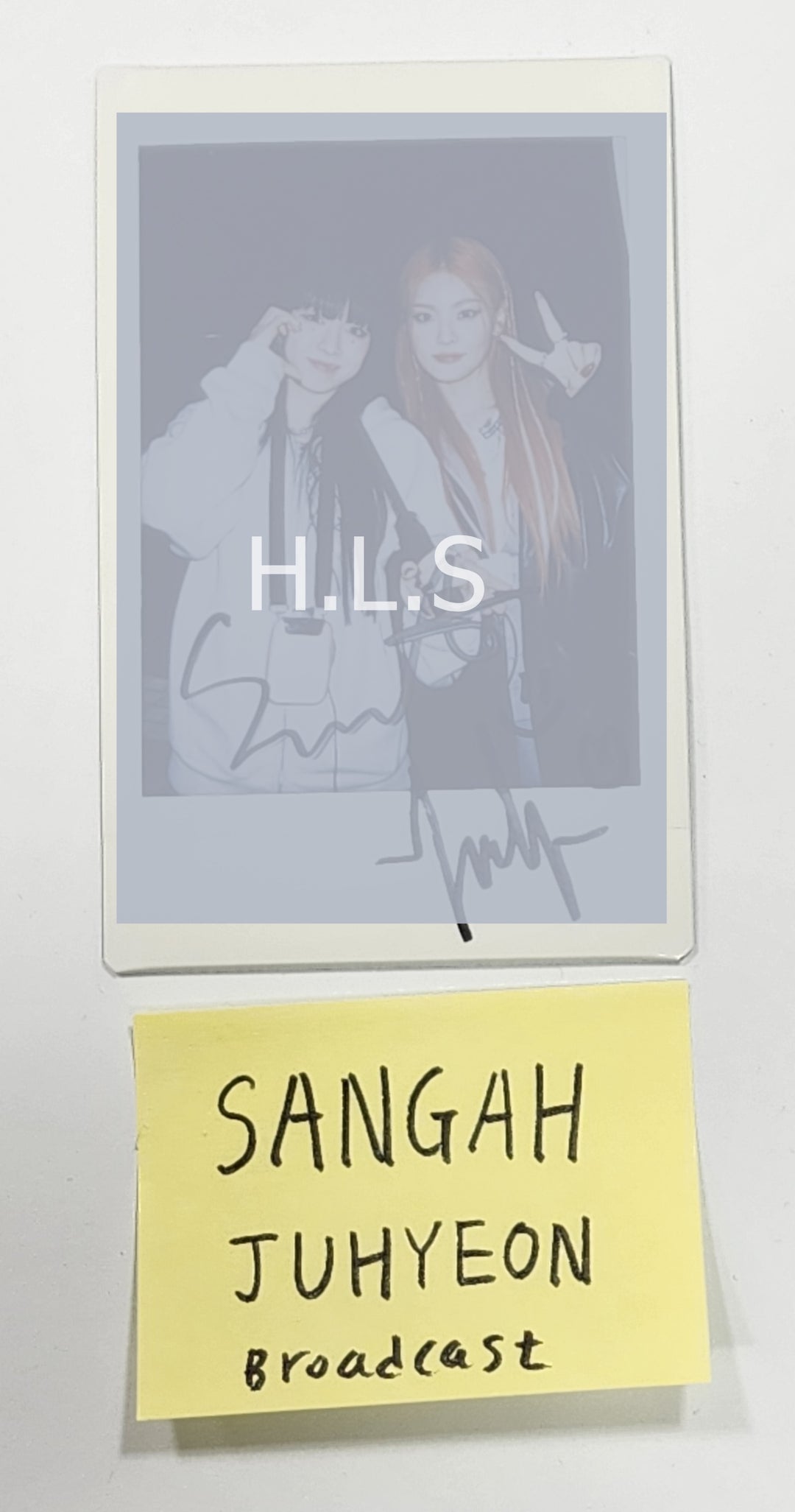 JUHYEON & SANGAH (Of Lightsum) 'Honey or Spice' - Hand Autographed(signed) Polaroid [23.10.16] - HALLYUSUPERSTORE