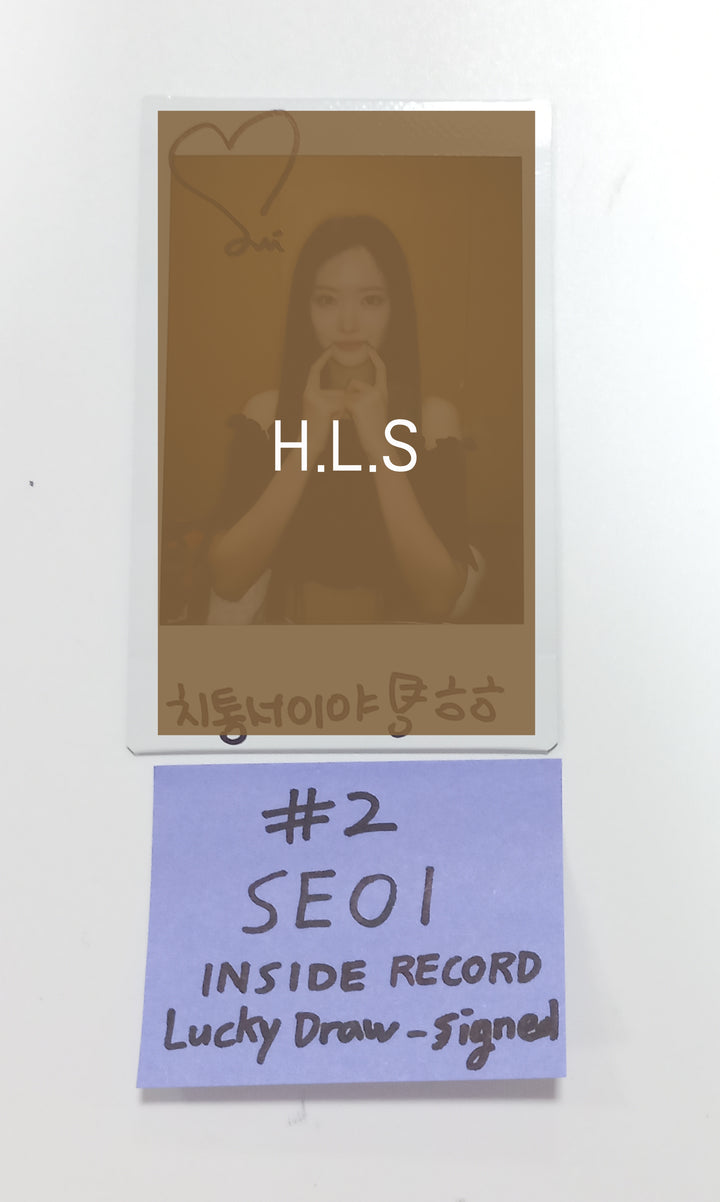 H1-KEY "Seoul Dreaming" - Hand Autographed(Signed) Polaroid, Lucky Draw Event Photocard [23.10.17] - HALLYUSUPERSTORE