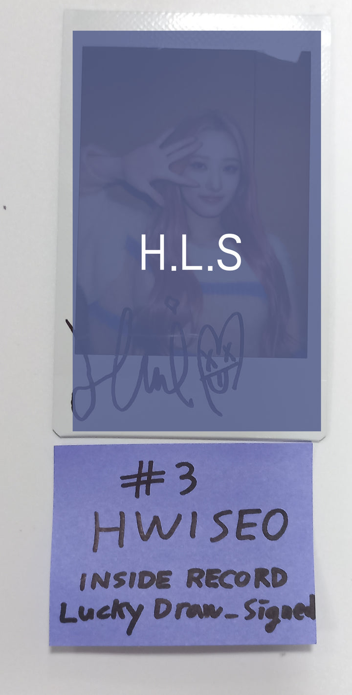 H1-KEY "Seoul Dreaming" - Hand Autographed(Signed) Polaroid, Lucky Draw Event Photocard [23.10.17] - HALLYUSUPERSTORE