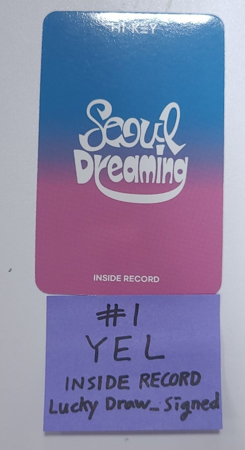 H1-KEY "Seoul Dreaming" - Hand Autographed(Signed) Polaroid, Lucky Draw Event Photocard [23.10.17] - HALLYUSUPERSTORE