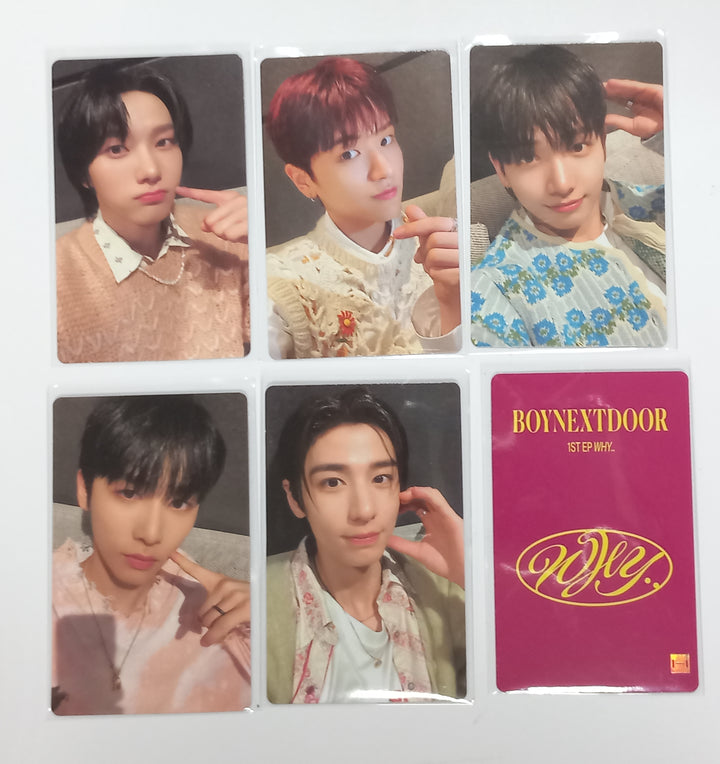 Boynextdoor  "WHY.." - Powerstation Lucky Draw Event Photocard Round 2 [23.10.17] - HALLYUSUPERSTORE