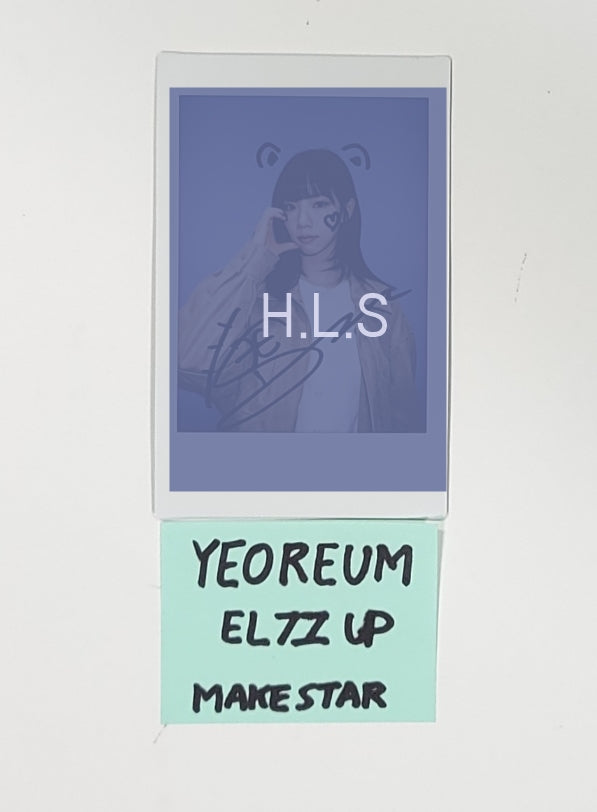 YEOREUM (Of EL7Z U+P) "7+UP" - Hand Autographed(Signed) Polaroid [23.10.18] - HALLYUSUPERSTORE
