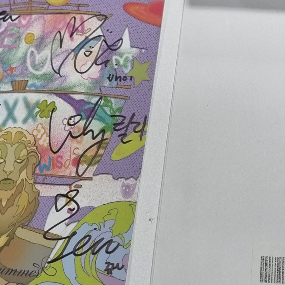 NMIXX "A Midsummer NMIXX’s Dream" - Hand Autographed(Signed) Postcard [23.10.18] - HALLYUSUPERSTORE