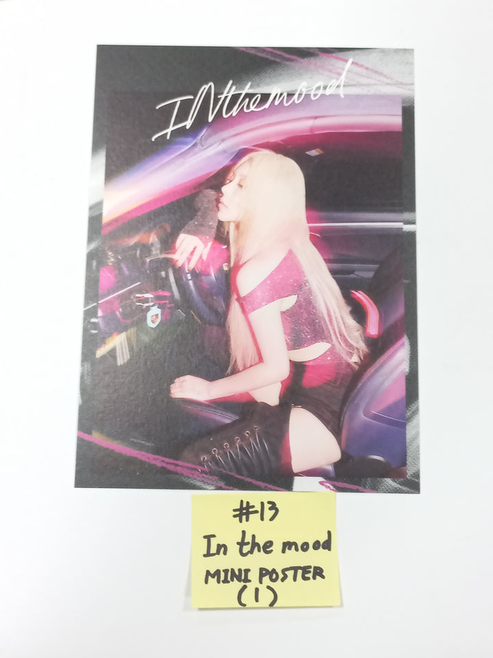 Whee In (Of Mamamoo) "IN the mood" - Official Photocard, Mini Poster [23.10.18] - HALLYUSUPERSTORE