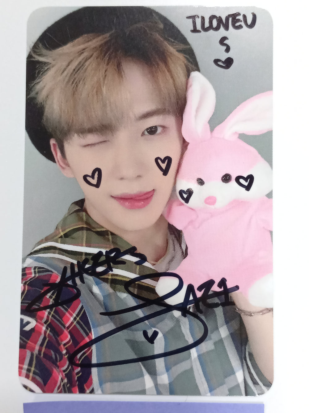 MINJAE (Of Xikers) "HOUSE OF TRICKY : How to Play" - Hand Autographed(Signed) Everline Lucky Draw Event Photocard [23.10.18] - HALLYUSUPERSTORE