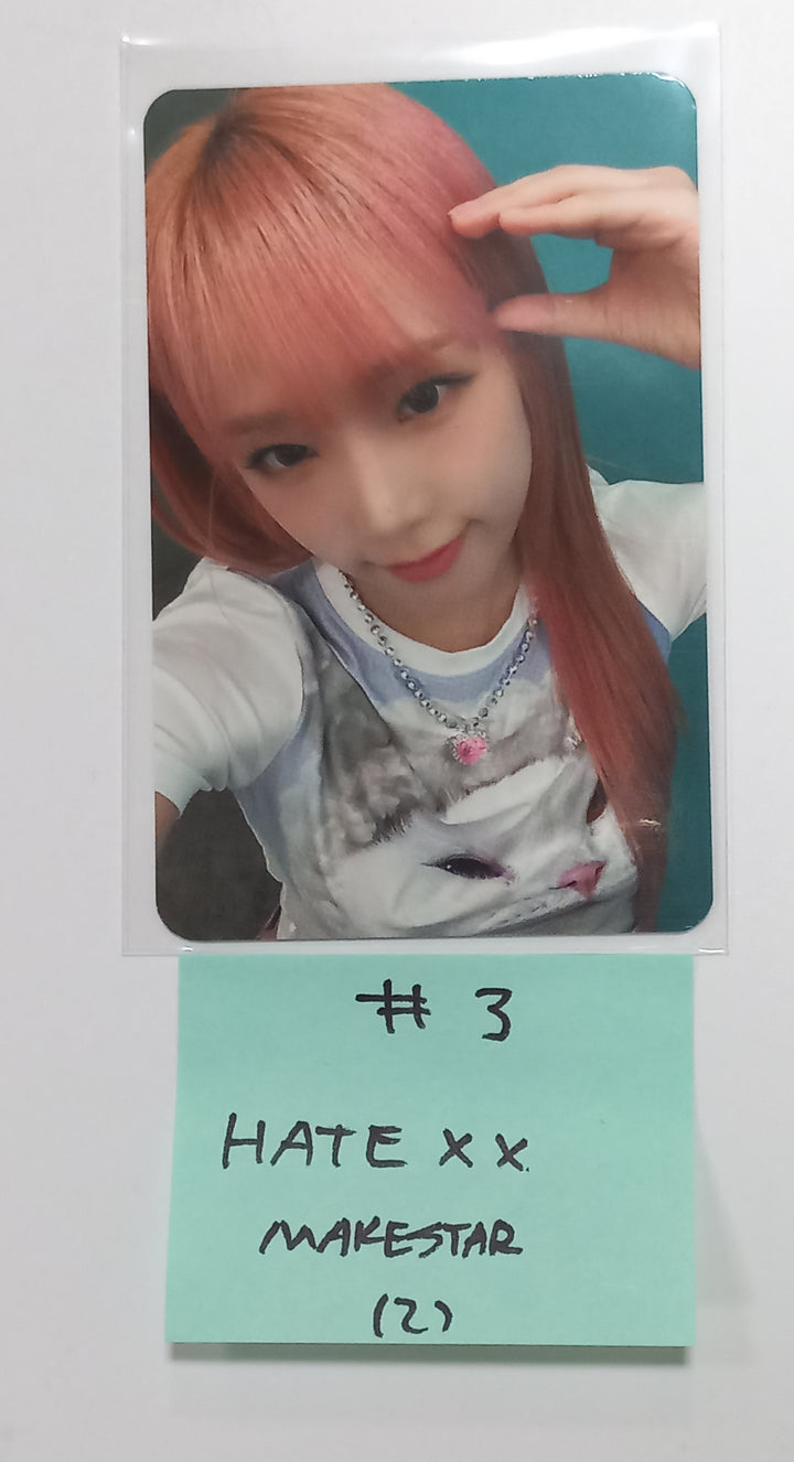 Yena "HATE XX" - Makestar Fansign Event Photocard Round 3 [Poca Ver.] [23.10.18] - HALLYUSUPERSTORE