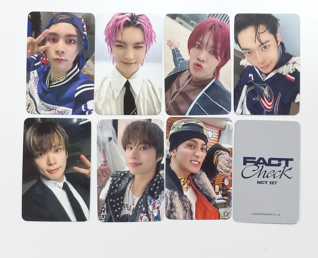 NCT 127 "Fact Check" - Apple Music Lucky Draw Event Photocard [23.10.18] - HALLYUSUPERSTORE