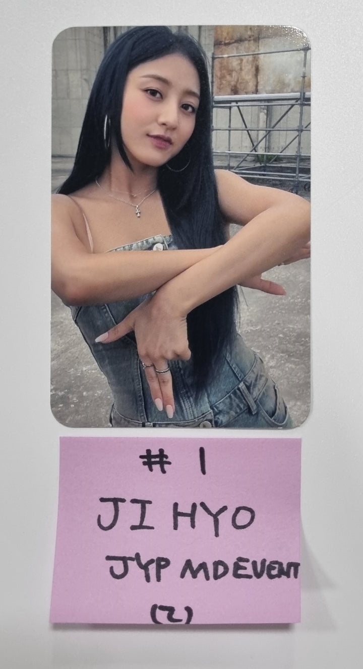 JIHYO 1st Album "Zone" -  JYP Shop MD Event Photocard [23.10.19] - HALLYUSUPERSTORE