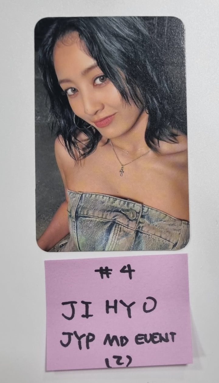 JIHYO 1st Album "Zone" -  JYP Shop MD Event Photocard [23.10.19] - HALLYUSUPERSTORE