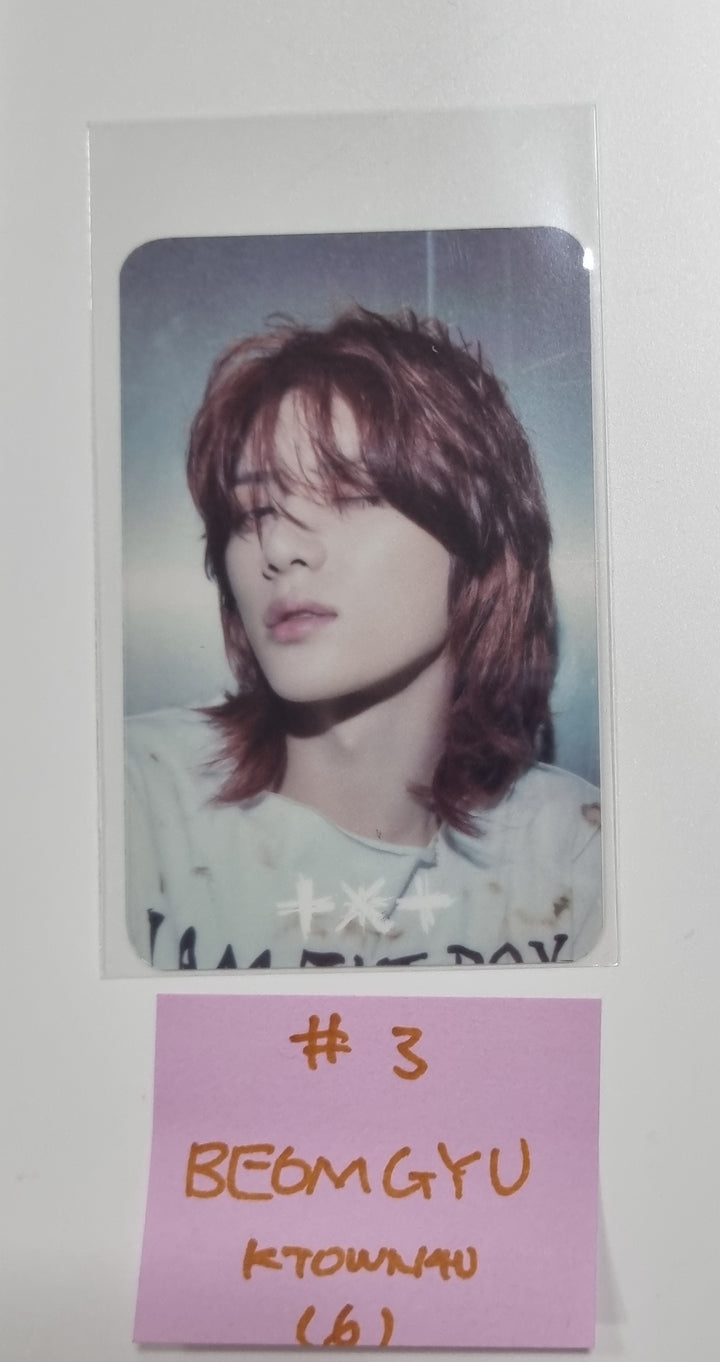 TXT "FREEFALL" - Ktown4U Pre-Order Benefit Transparent Photocard [23.10.19] - HALLYUSUPERSTORE