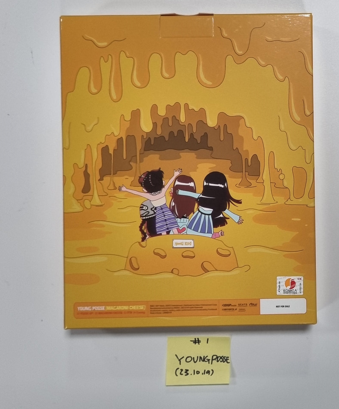 YOUNG POSSE "MACARONI CHEESE" - Hand Autographed(Signed) Promo Album [23.10.19] - HALLYUSUPERSTORE