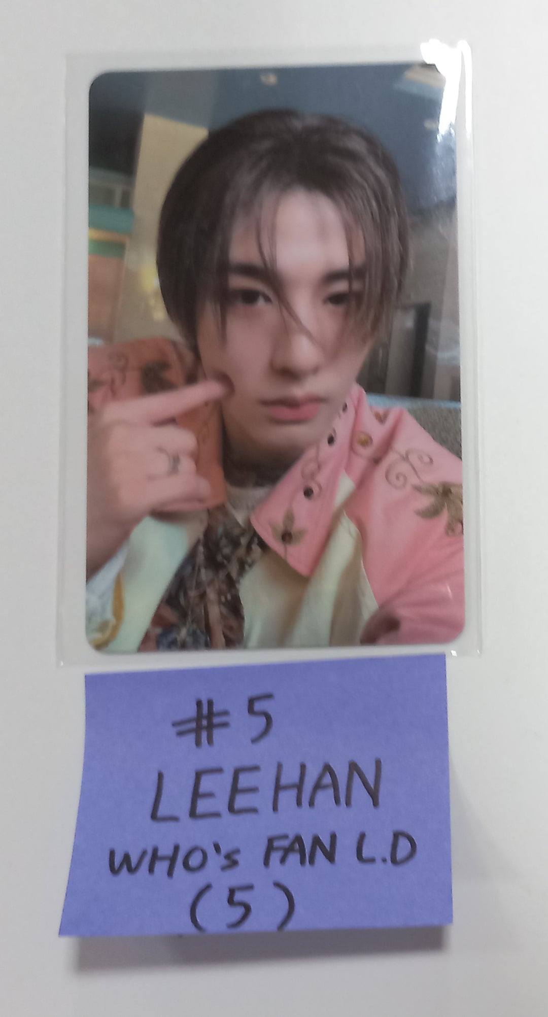 Boynextdoor "WHY.." - Whosfan Cafe Lucky Draw Event PVC Photocard, Drink Event 4 x 6 Photo [23.10.20] - HALLYUSUPERSTORE