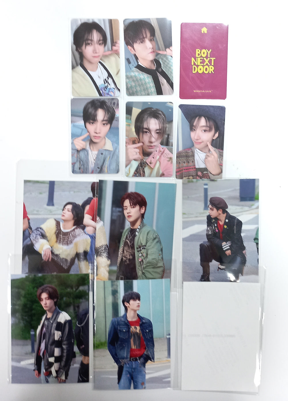 Boynextdoor "WHY.." - Whosfan Cafe Lucky Draw Event PVC Photocard, Drink Event 4 x 6 Photo [23.10.20] - HALLYUSUPERSTORE